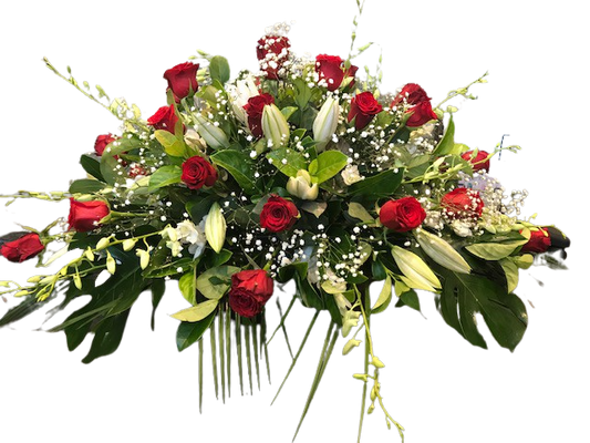 Rose Casket Flower Arrangement