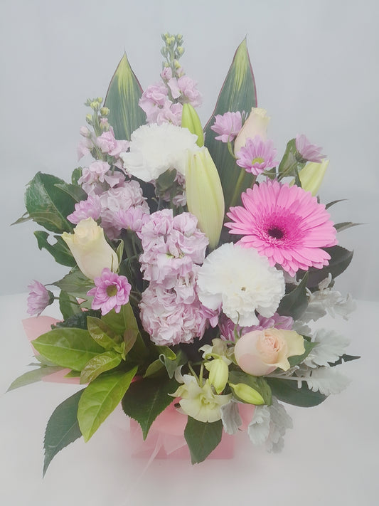 Think Pink Flower Arrangement