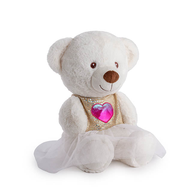Milo Bear with Shiny T-shirt White