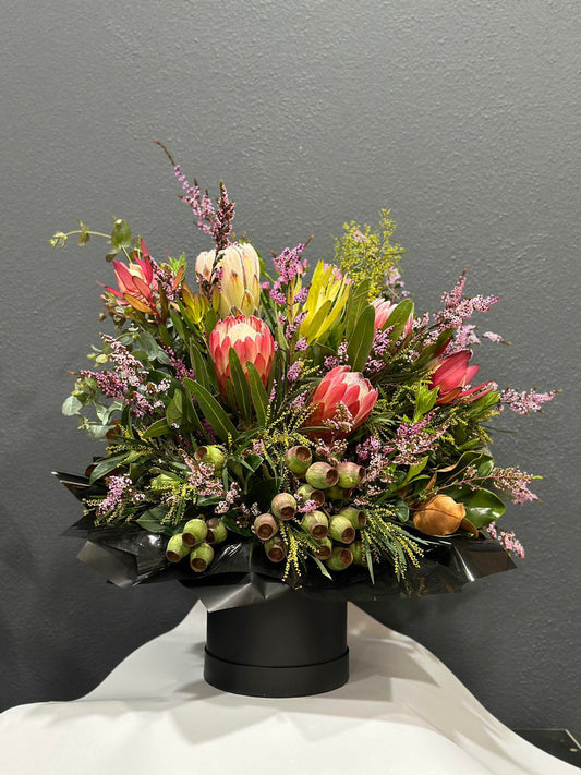 Native Flower in Hat Box