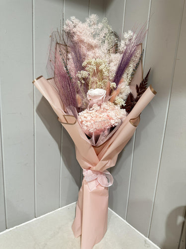 Preserved Flower Bouquet-Pink