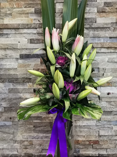 Oriental Lilly in the Tall Vase