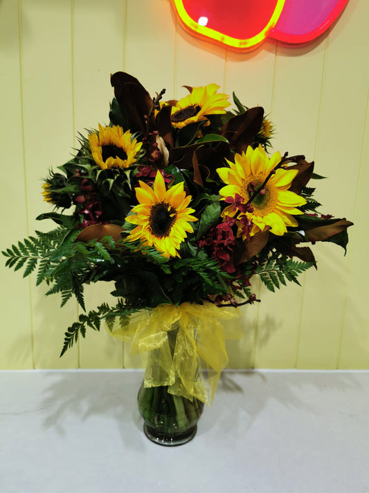 Sunflower in the Vase