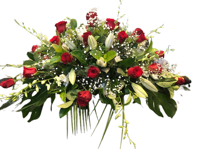 Rose Casket Flower Arrangement