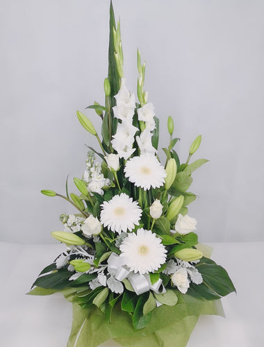 White Deluxe Flower Arrangement